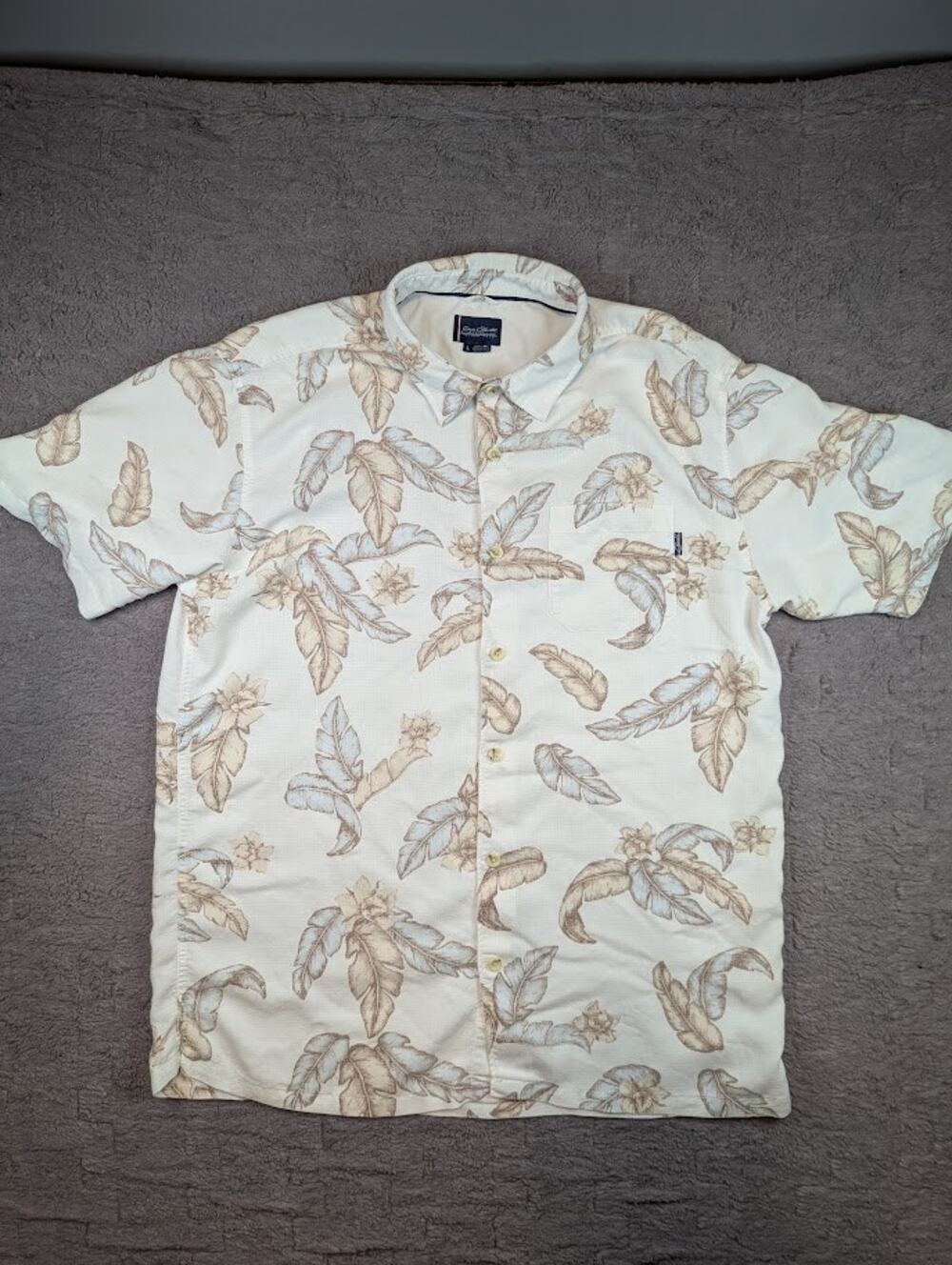 Men's Jack O'Neill Hawaiian Print Button-up Shirt - Size L